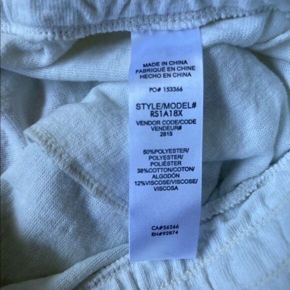 SPLENDID White Tie Dye Drawstring Joggers.Size M - Picture 10 of 11